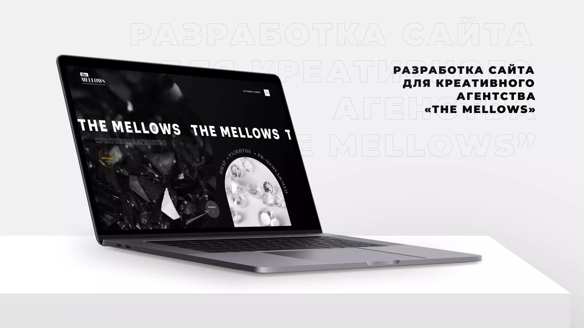 Разработка сайта креативного агентства «The Mellows» в Выксе