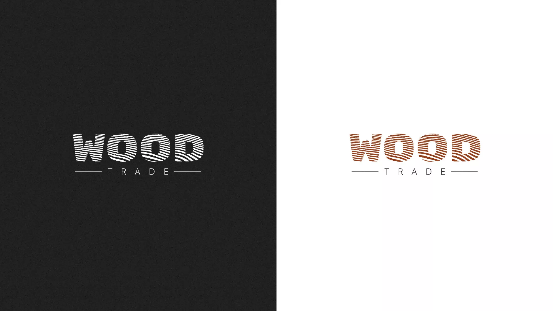 Разработка логотипа для компании «Wood Trade» в Выксе