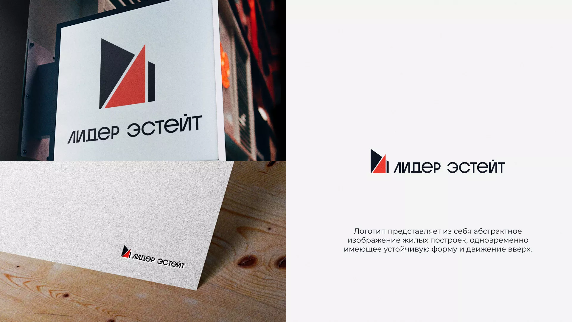 Сделали логотип для агентства недвижимости «Лидер Эстейт» в Выксе