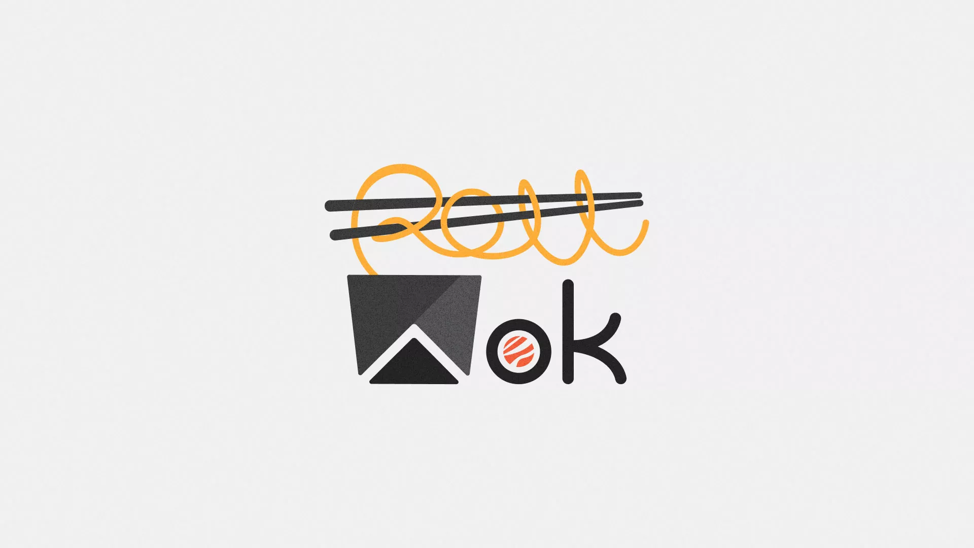 Разработка логотипа в Выксе для суши-бара «Roll Wok Club» Разработка логотипа в Выксе для суши-бара «Roll Wok Club»